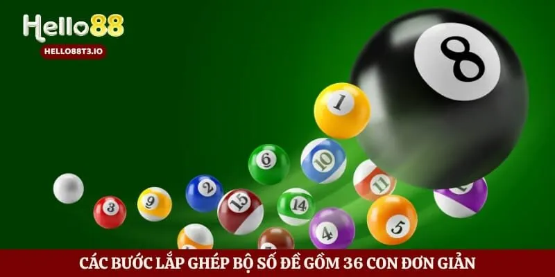 Các bước lắp ghép bộ số đề gồm 36 con đơn giản