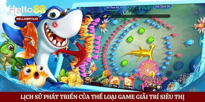 Lịch sử phát triển của thể loại game giải trí siêu thị