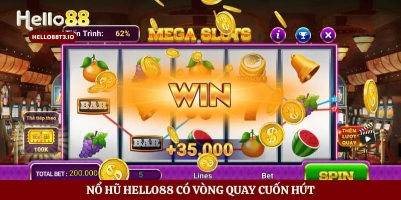 Nổ Hũ Hello88 Hình số 1 Nổ hũ Hello88 có vòng quay cuốn hút